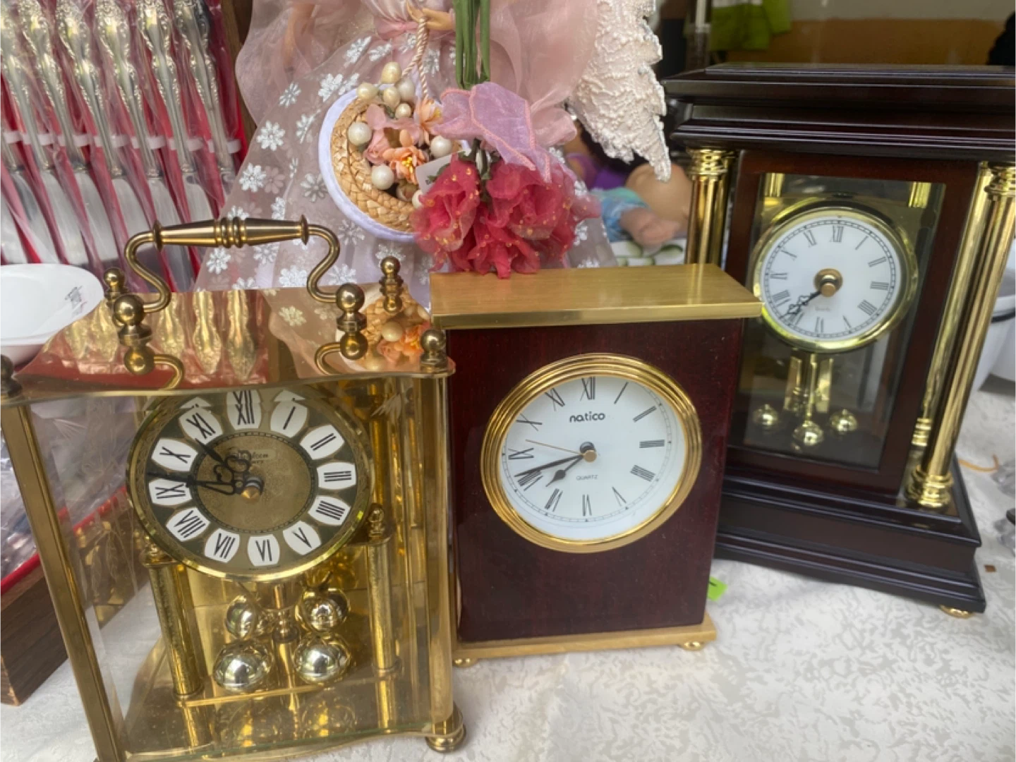 Vintage Table Clocks - Natco