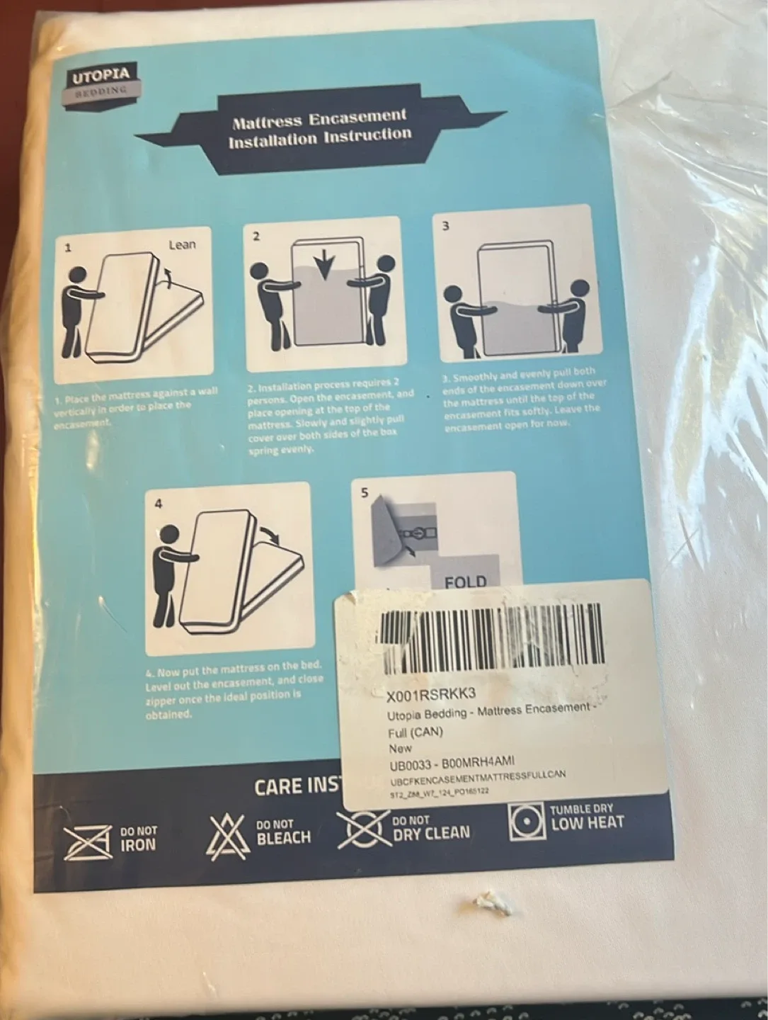 Queen, king, Full, twin, Size Mattress Encasement - NEW image indicator(6)