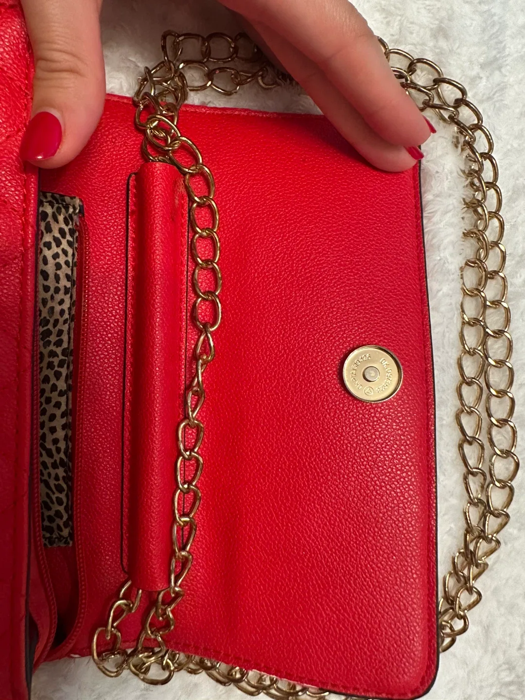Red Quilted Chain Bag image indicator(2)