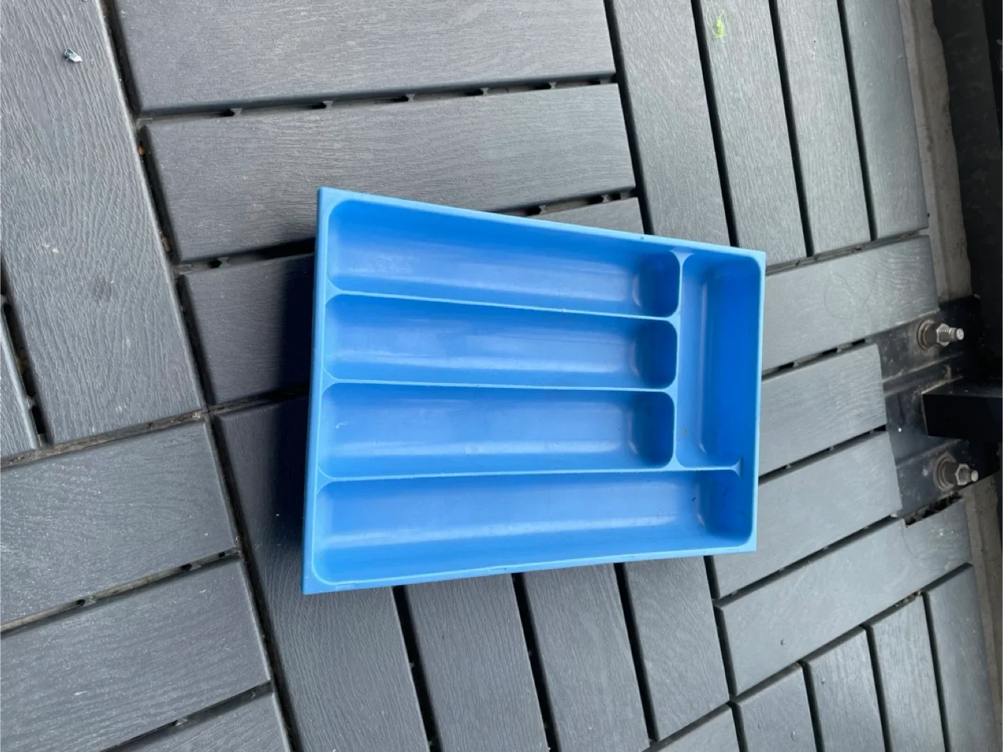 Kitchen Utensil Drawer Organizer - Blue thumbnail