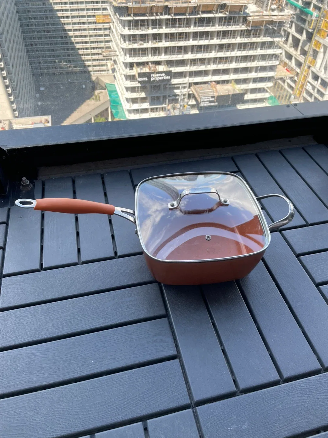 Copper Chef Square Fry Pan with Lid & Fry Basket thumbnail