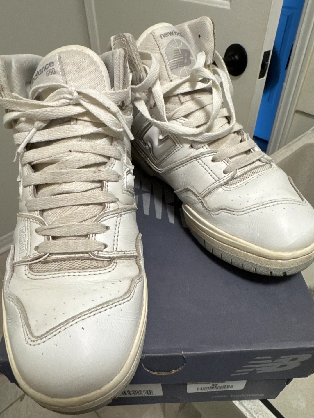 New Balance 650 White Sneakers - US 8 image indicator(2)