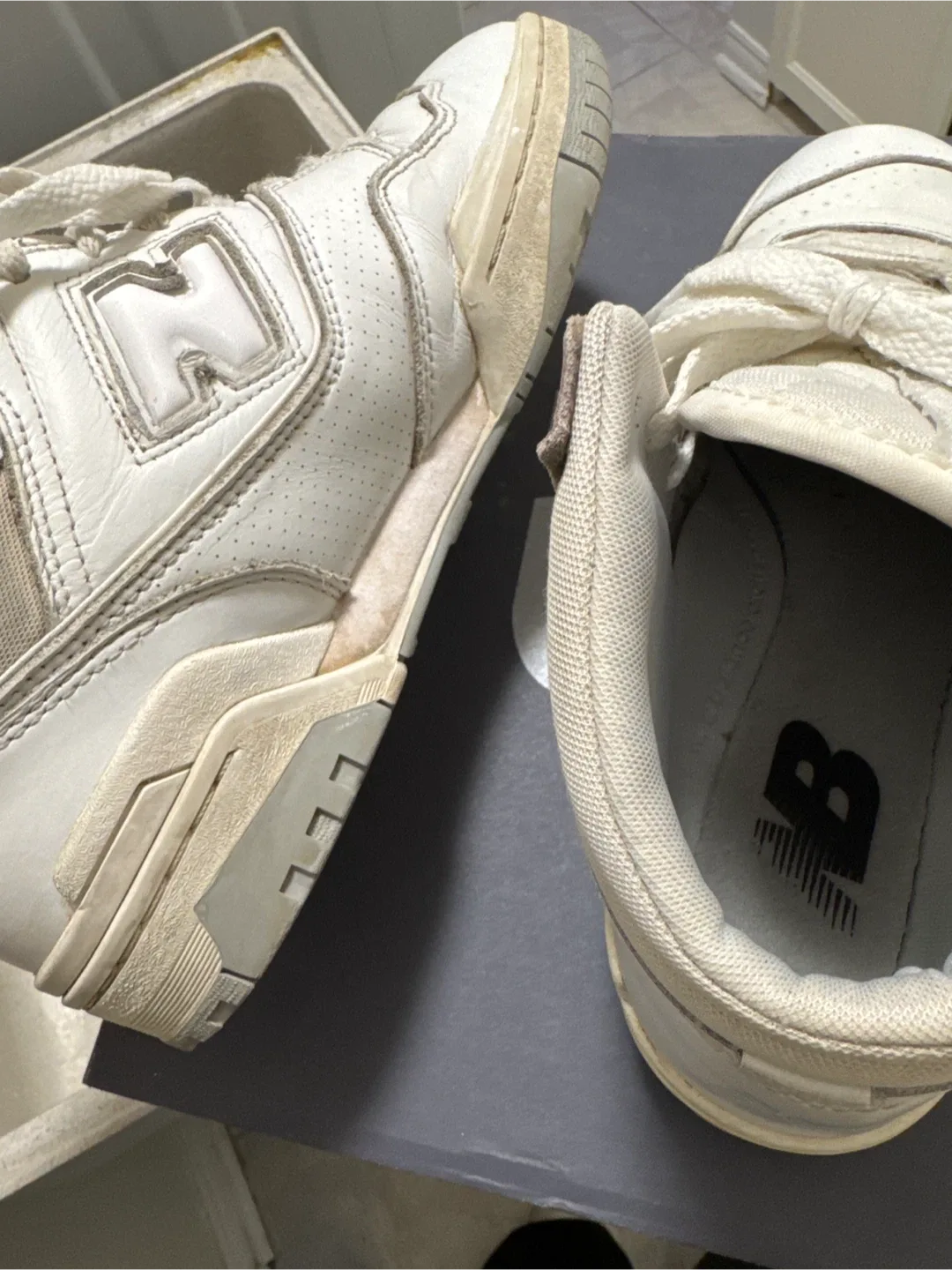 New Balance 650 White Sneakers - US 8 image indicator(3)