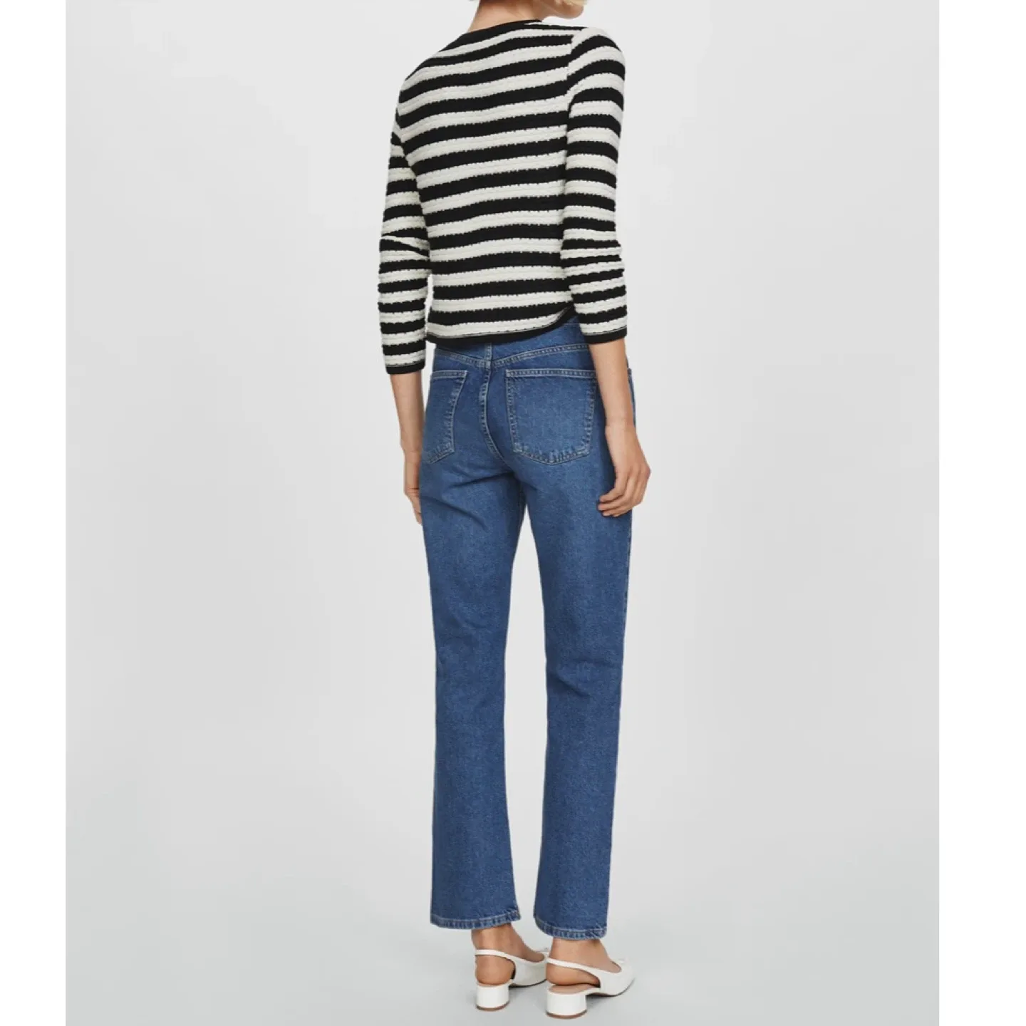 New Mango Stripe Knitted Jacket / Cardigan image indicator(6)