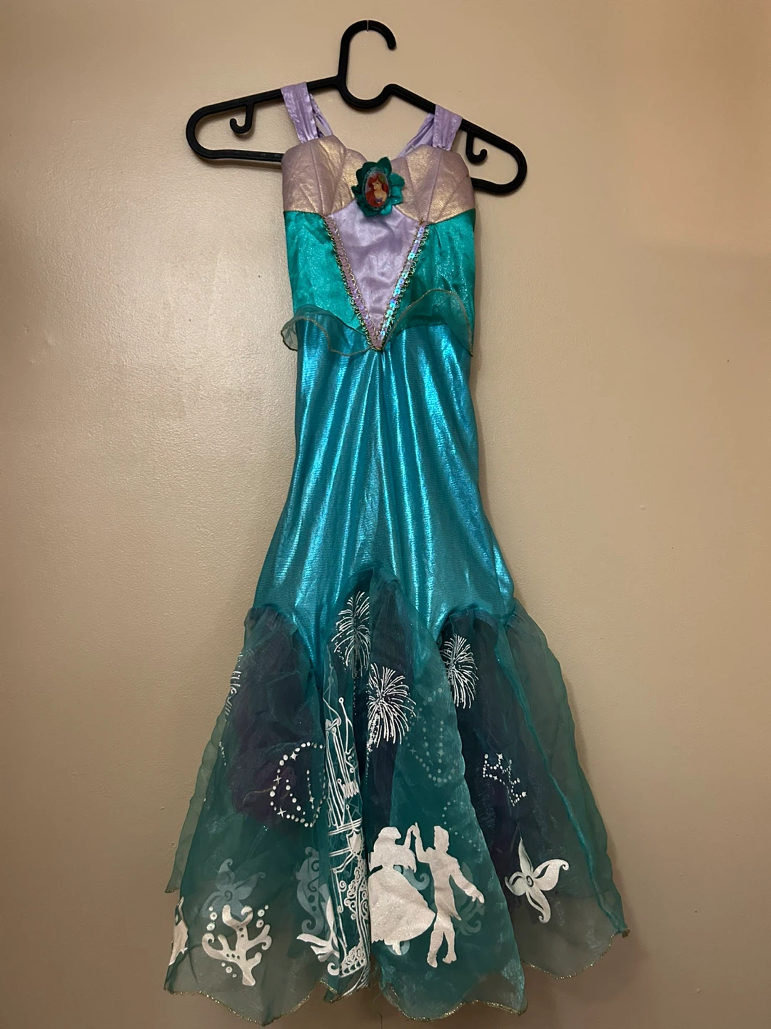 Disney Princess Ariel Mermaid Costume size 4-6X