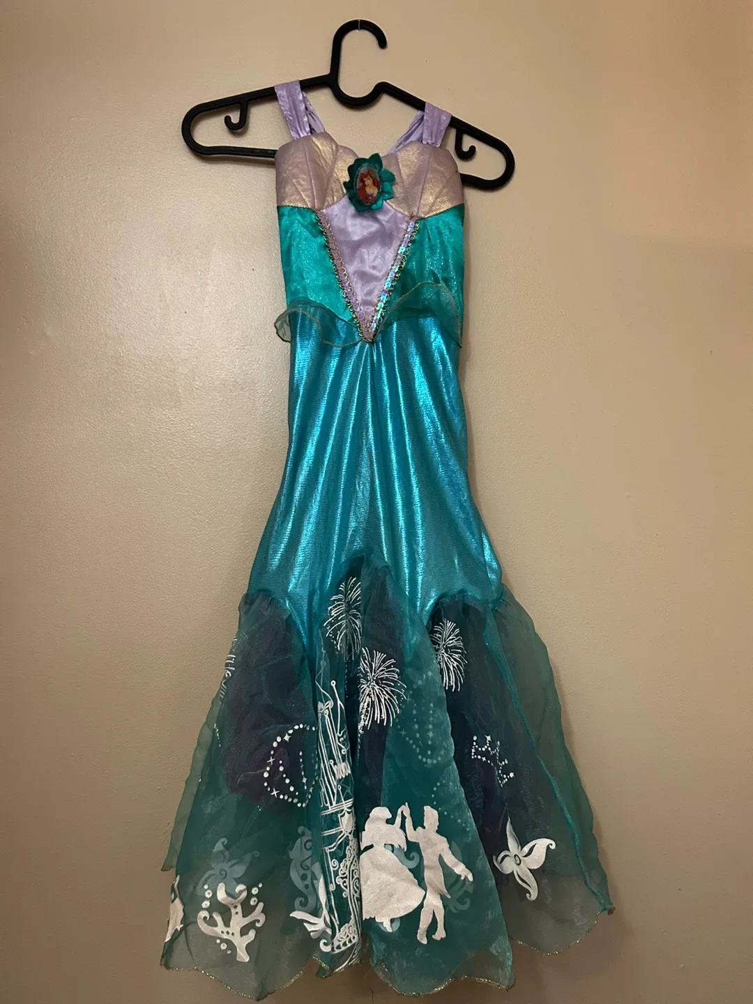 Disney Classic Princess Ariel Costume size 4-6X thumbnail