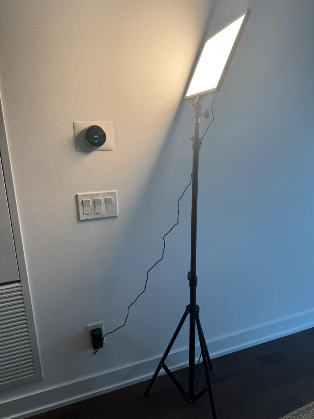 Photography LED Panel Light with Tripod Stand image indicator(2)