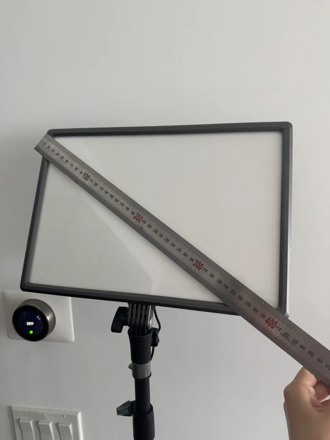Photography LED Panel Light with Tripod Stand image indicator(4)