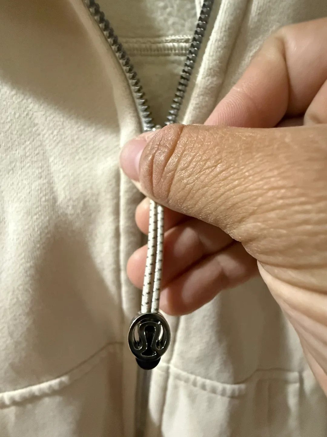 Lululemon Scuba Oversized Full Zip Hoodie - Cream image indicator(6)