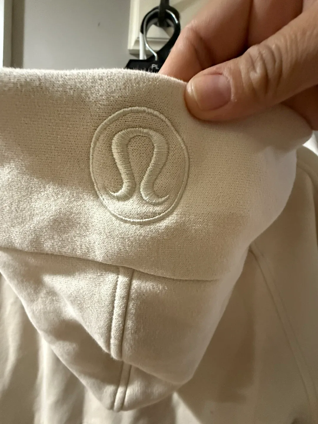 Lululemon Scuba Oversized Full Zip Hoodie - Cream image indicator(3)