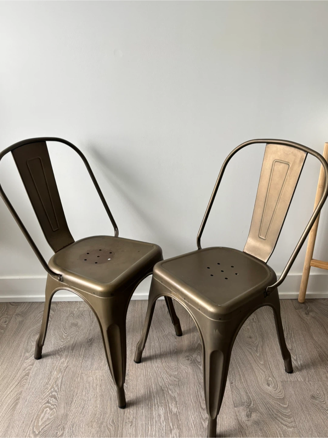 Metal Dining Chairs - Set of 2