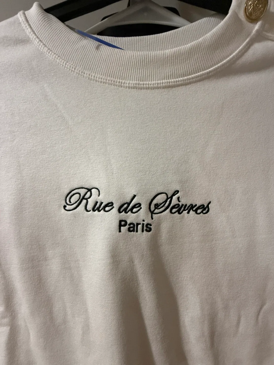 H&M Rue de Sèvres Paris White Sweatshirt - Size M image indicator(3)