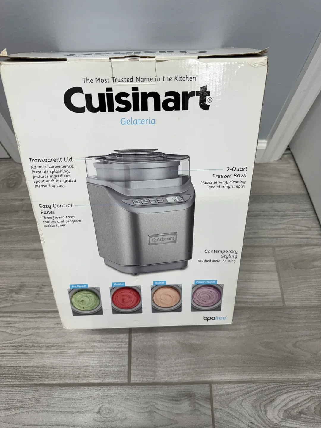 Cuisinart ICE-70WS Gelateria Ice Cream Maker - 2 Quart
