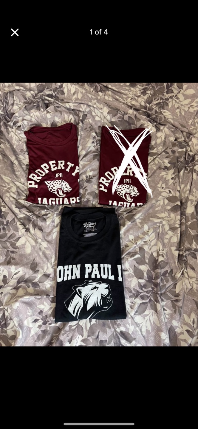 John Paul II GYM shirts -  BOYS