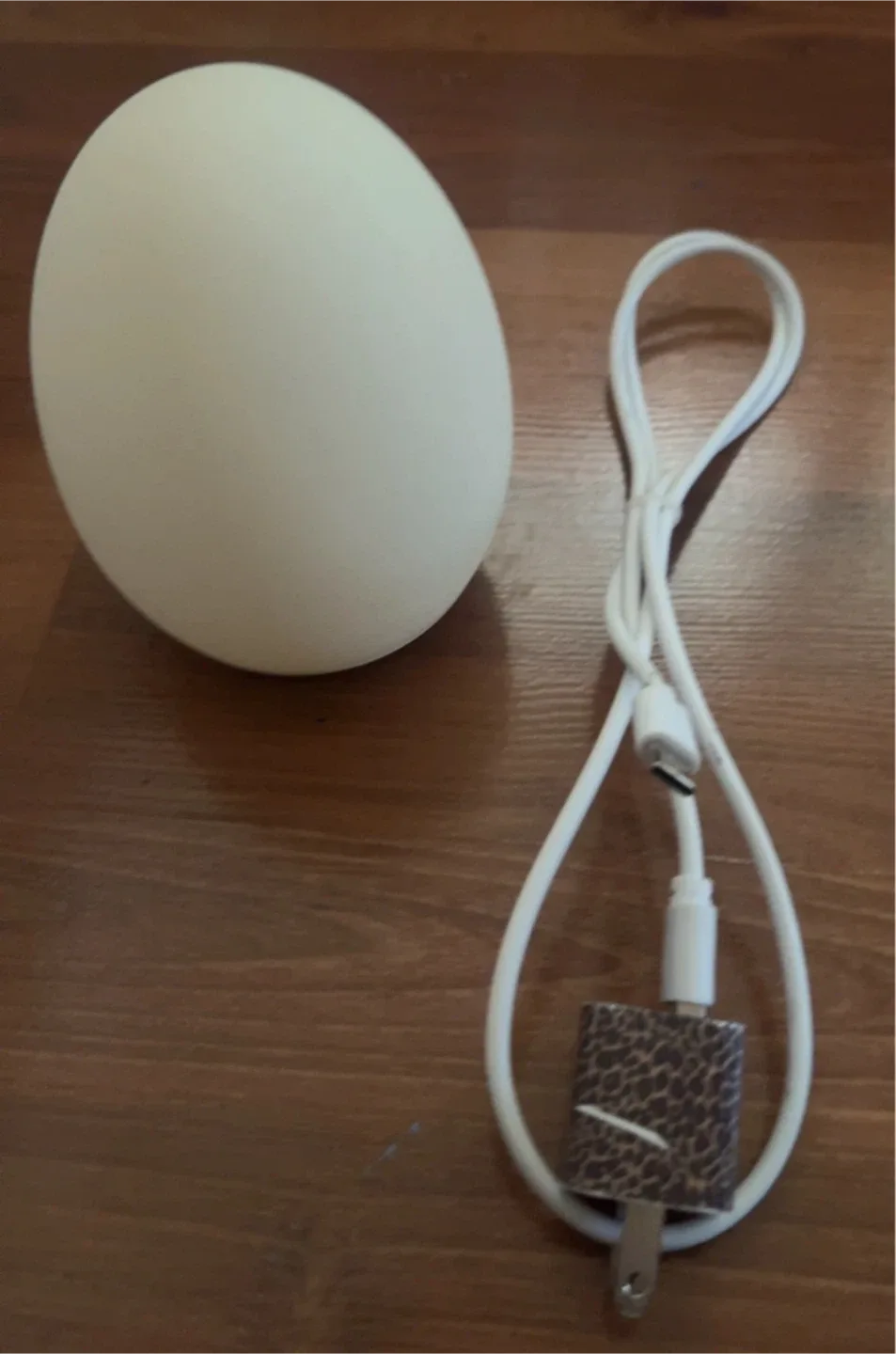Egg shaped lamp with charger thumbnail