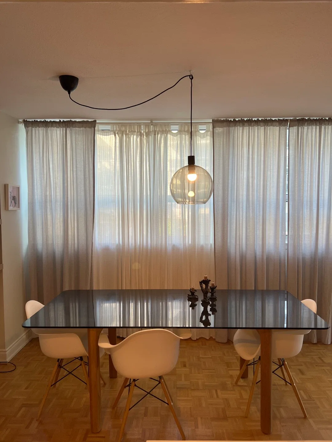 IKEA Pendant Light - Smoked Glass thumbnail