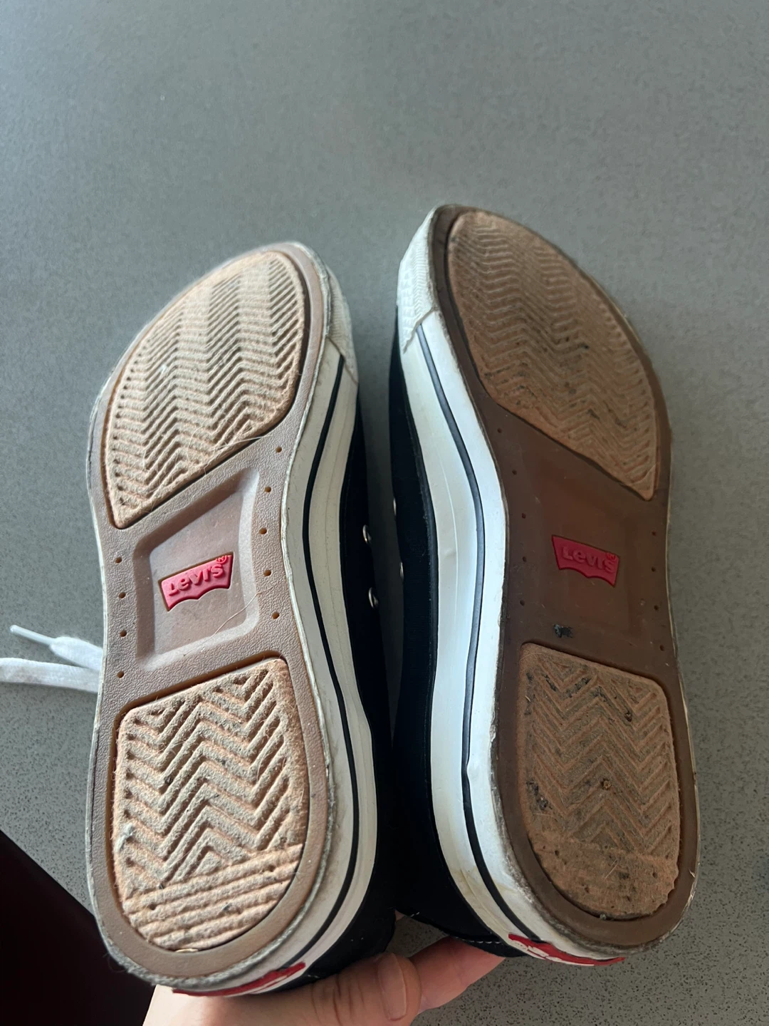 Levi's Black Canvas Sneakers - Size 9 - photo 3