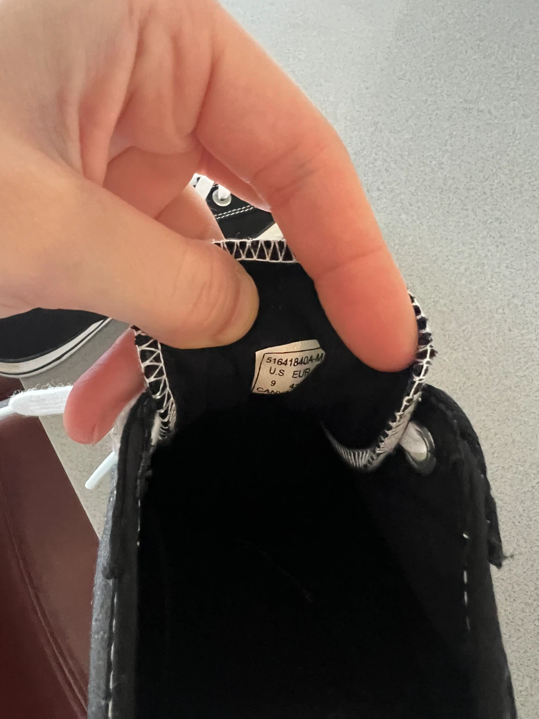 Levi's Black Canvas Sneakers - Size 9 - photo 4
