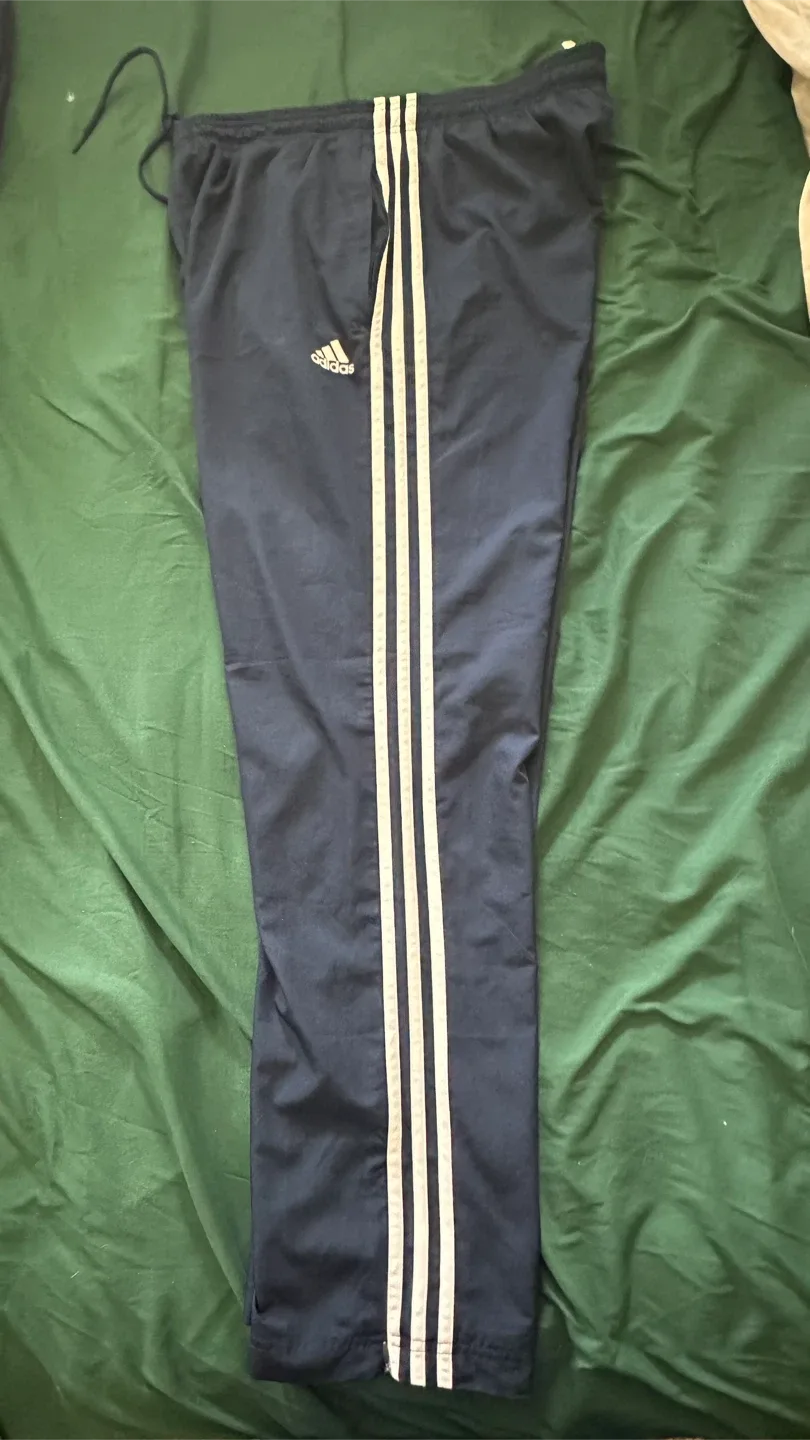 Adidas Navy Track Pants - Size L image indicator(3)