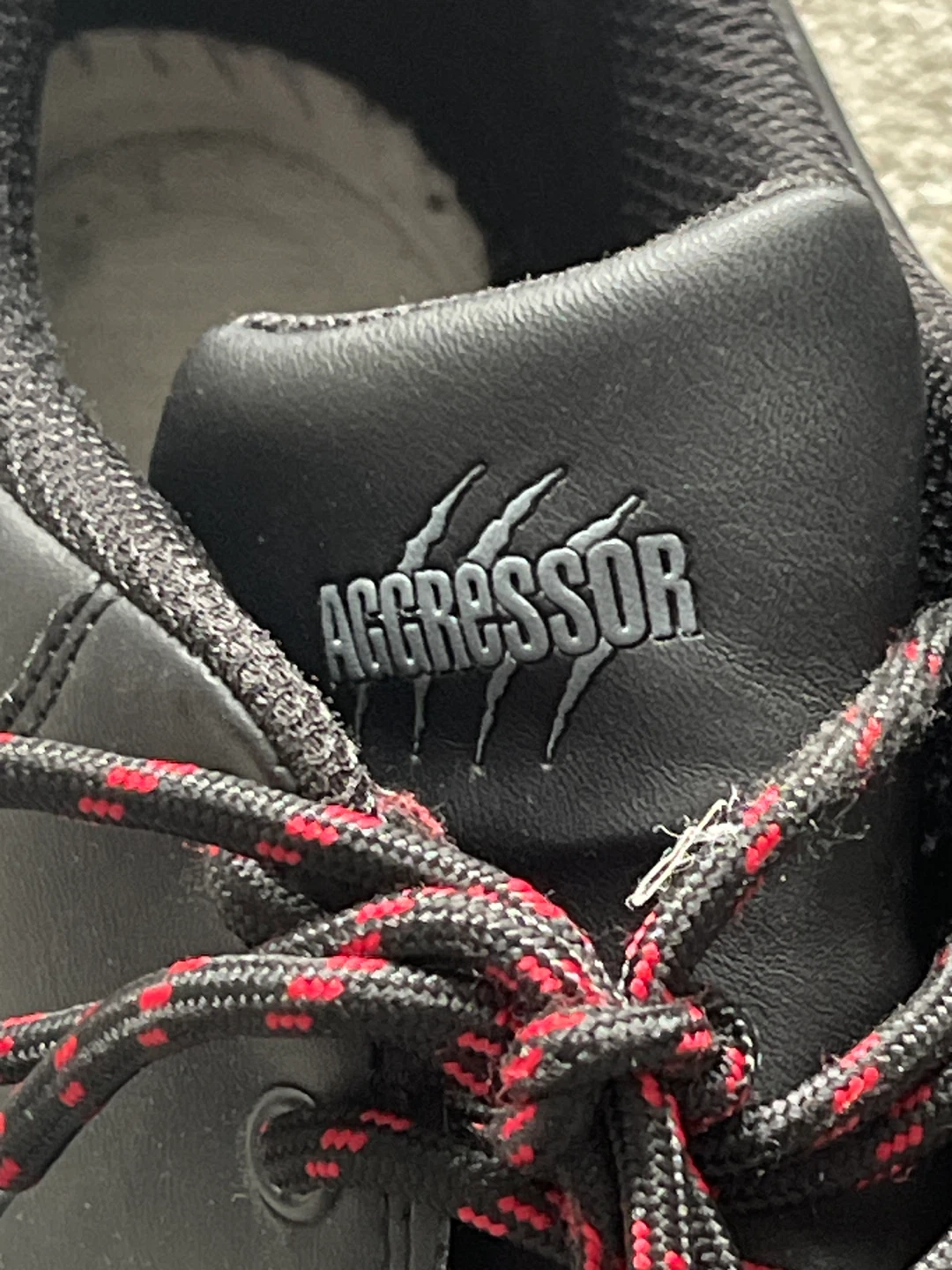 Aggressor Black Steel Toe - Non Slip work Shoes - photo 2