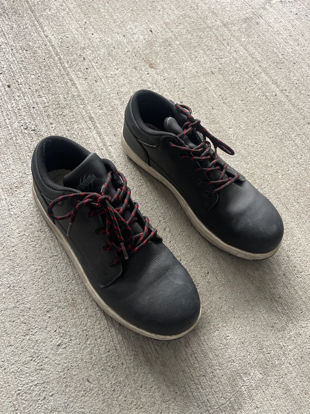 Aggressor Black Steel Toe - Non Slip work Shoes - photo 3