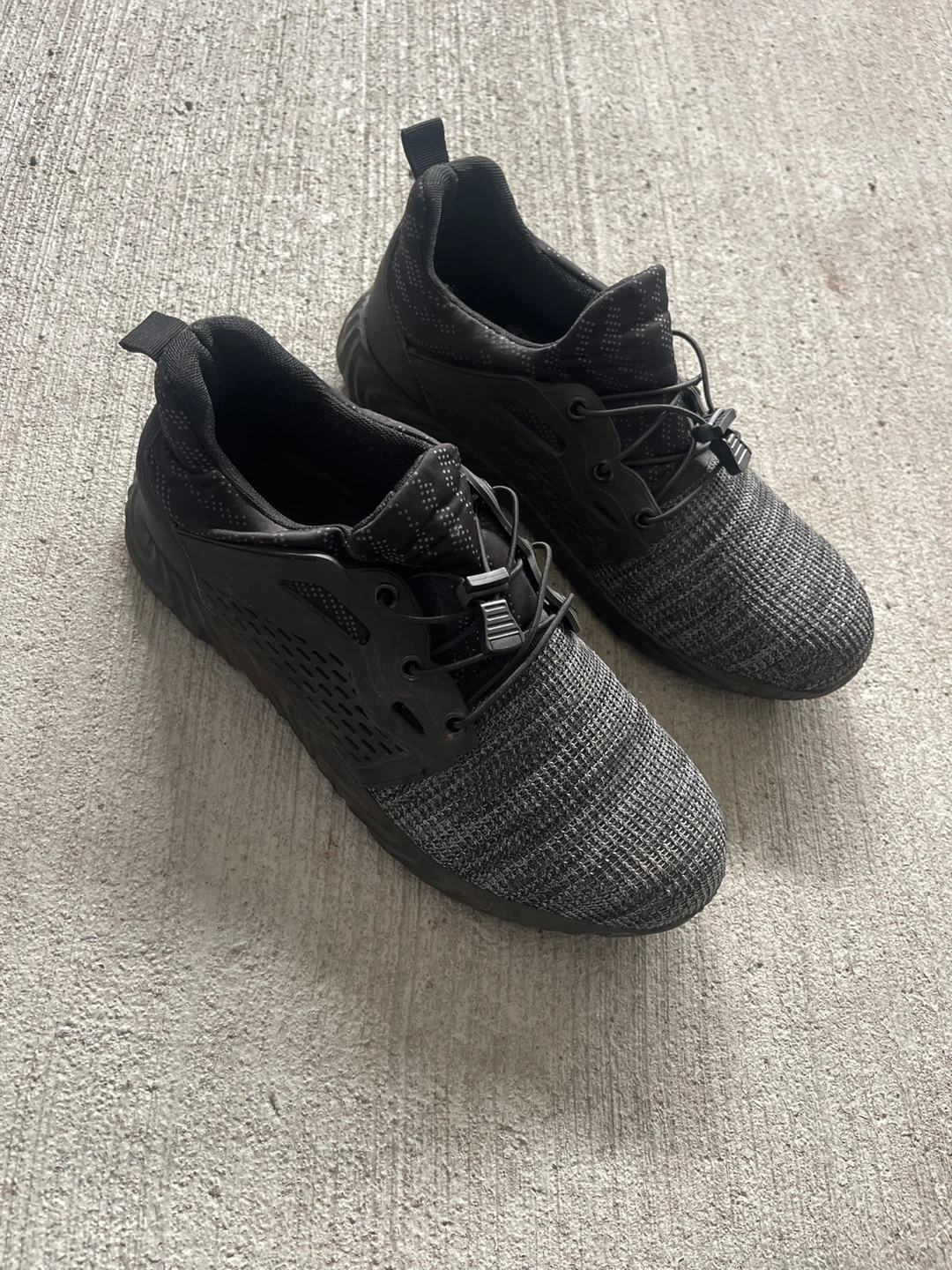 Indestructible Black Steel Toe Safety Shoes - Size 44 - photo 2