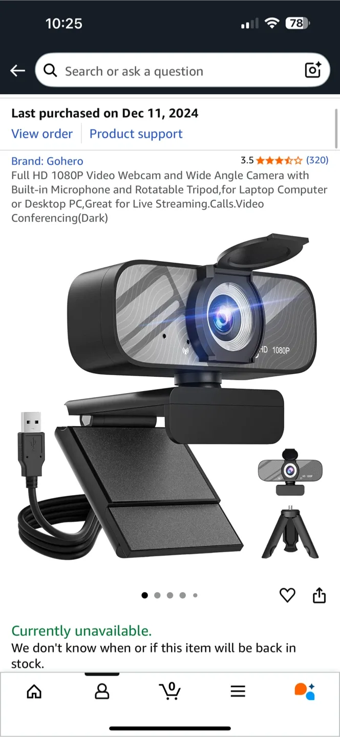 Gohero Full HD 1080P Webcam thumbnail