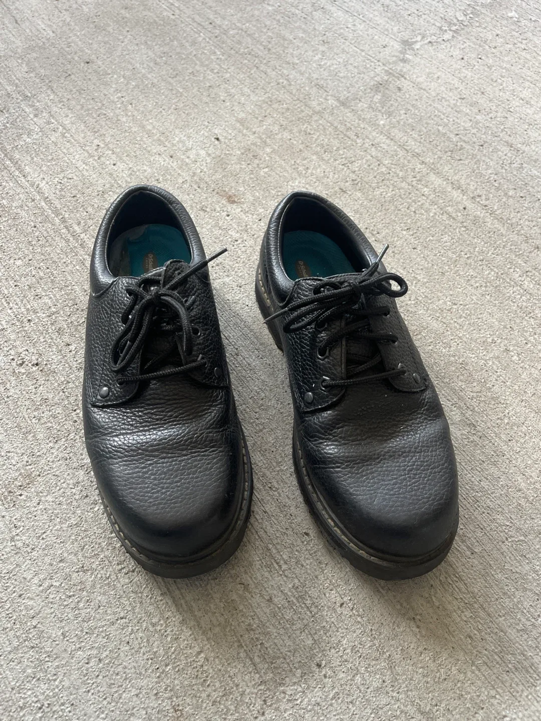 Dr. Scholl's Black Leather Work Shoes Size 10.5 thumbnail