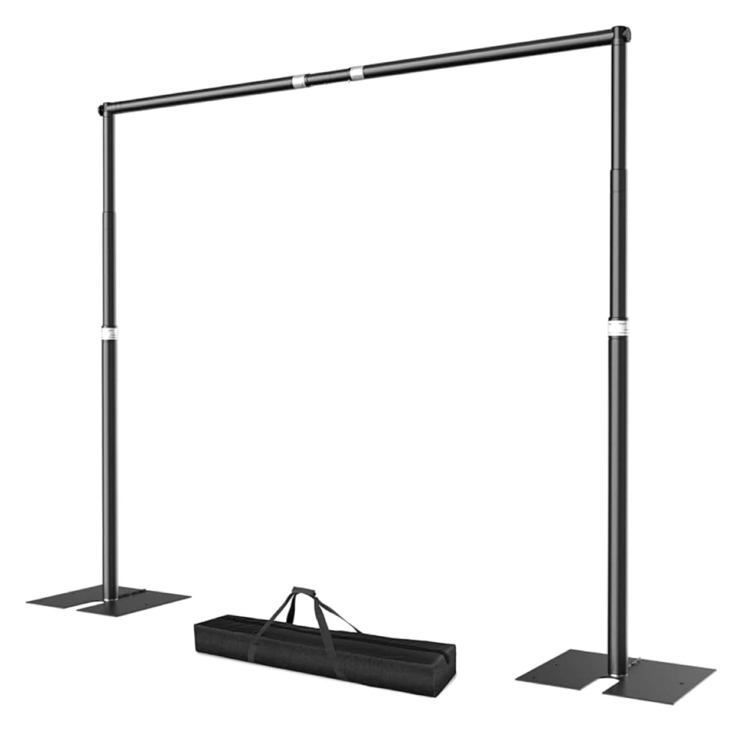 EMART  10x10ft Pipe & Drape Backdrop Stand, Metal Steel Base - photo 3