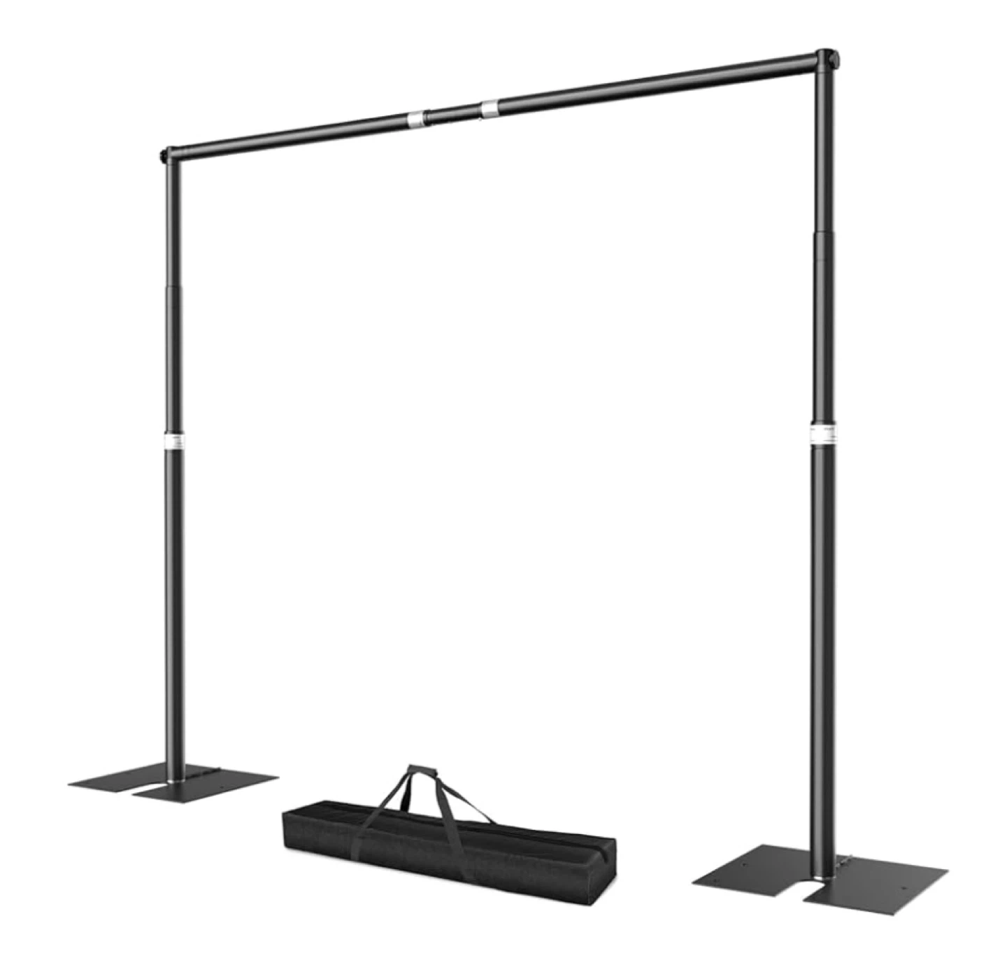 EMART  10x10ft Pipe & Drape Backdrop Stand, Metal Steel Base
