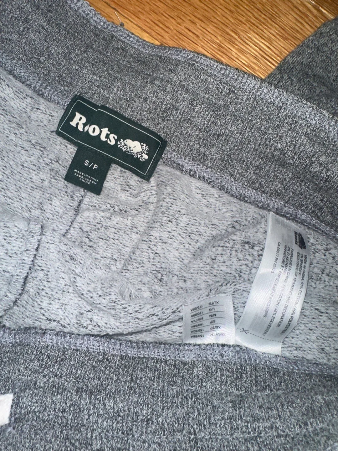 Roots Grey Pepper Fleece Sweatpants image indicator(3)