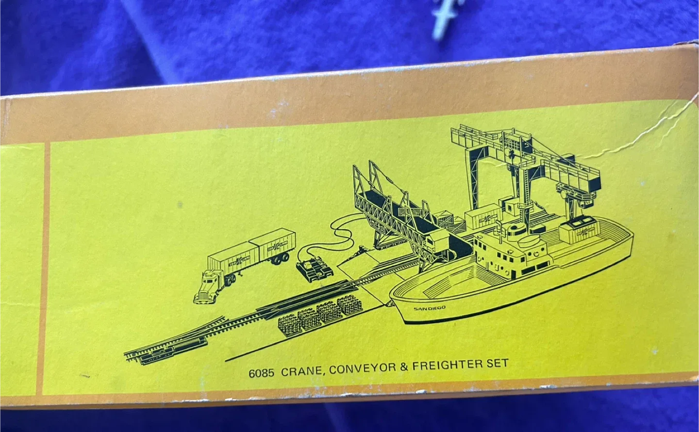 Vintage 1974 Toys COX Trainscapes Freighter Ship HO Scale image indicator(7)
