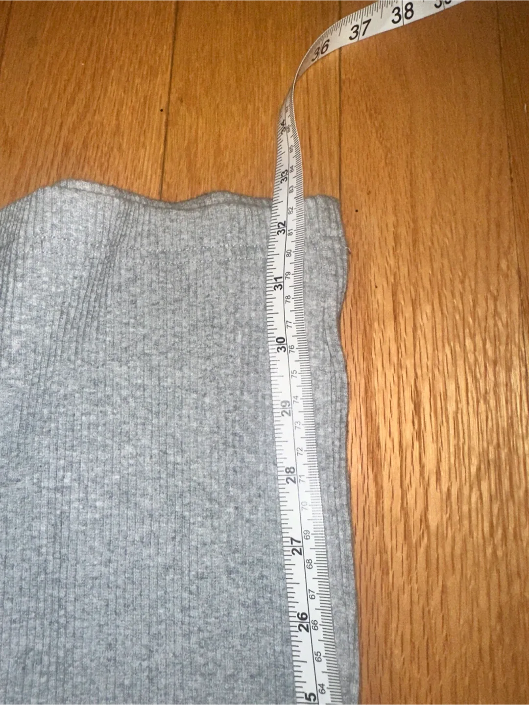 Manière De Voir Grey Ribbed Flare Pants image indicator(6)