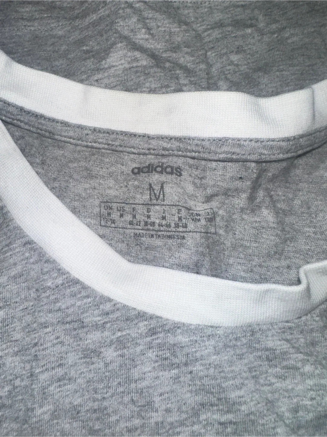 Adidas Grey T-Shirt - Size Medium image indicator(2)