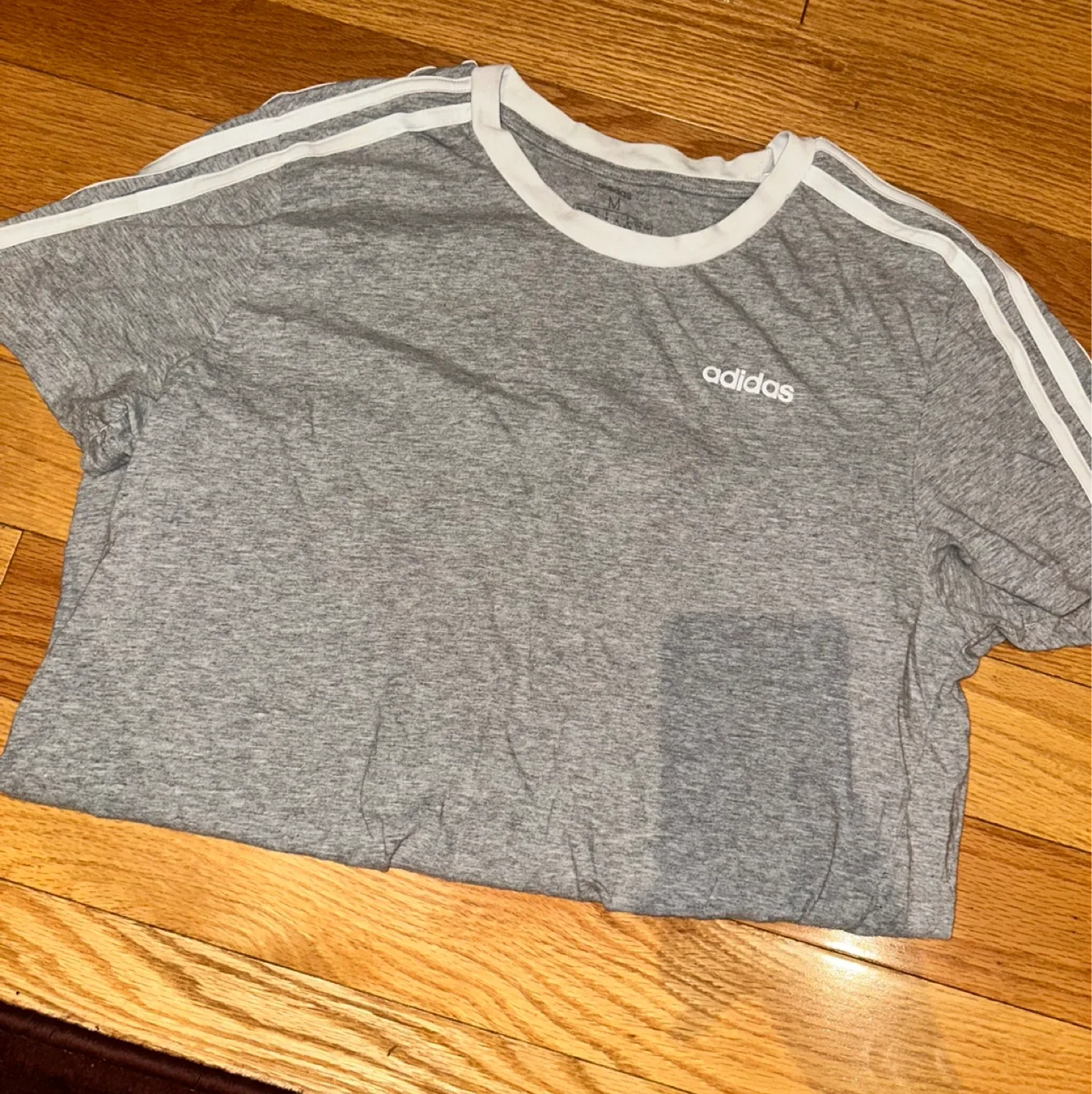 Adidas Grey T-Shirt - Size Medium thumbnail