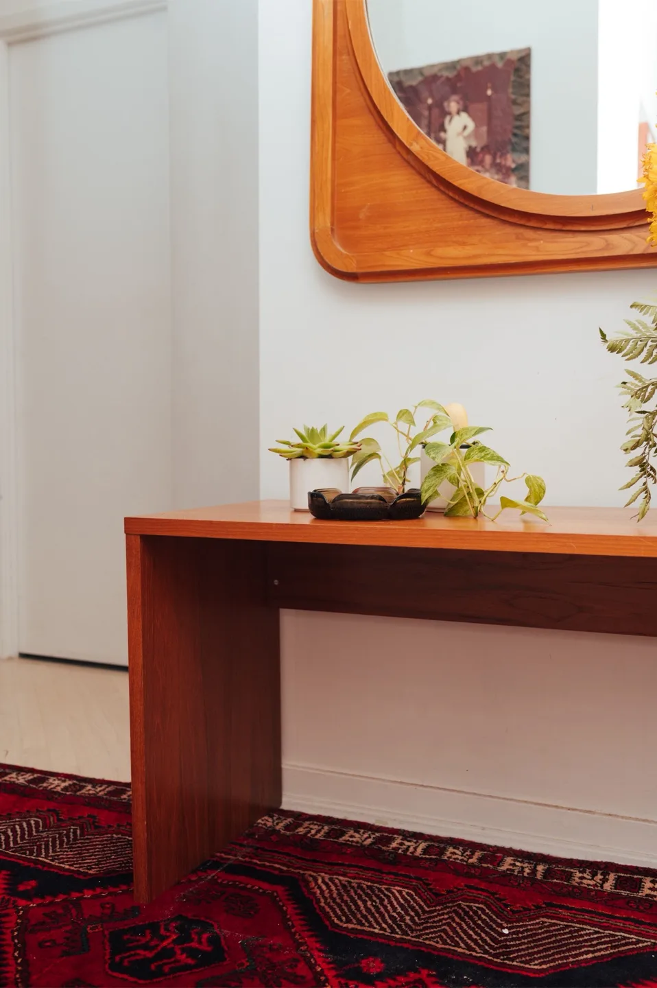 Teak MCM Console Table 🤎 image indicator(4)