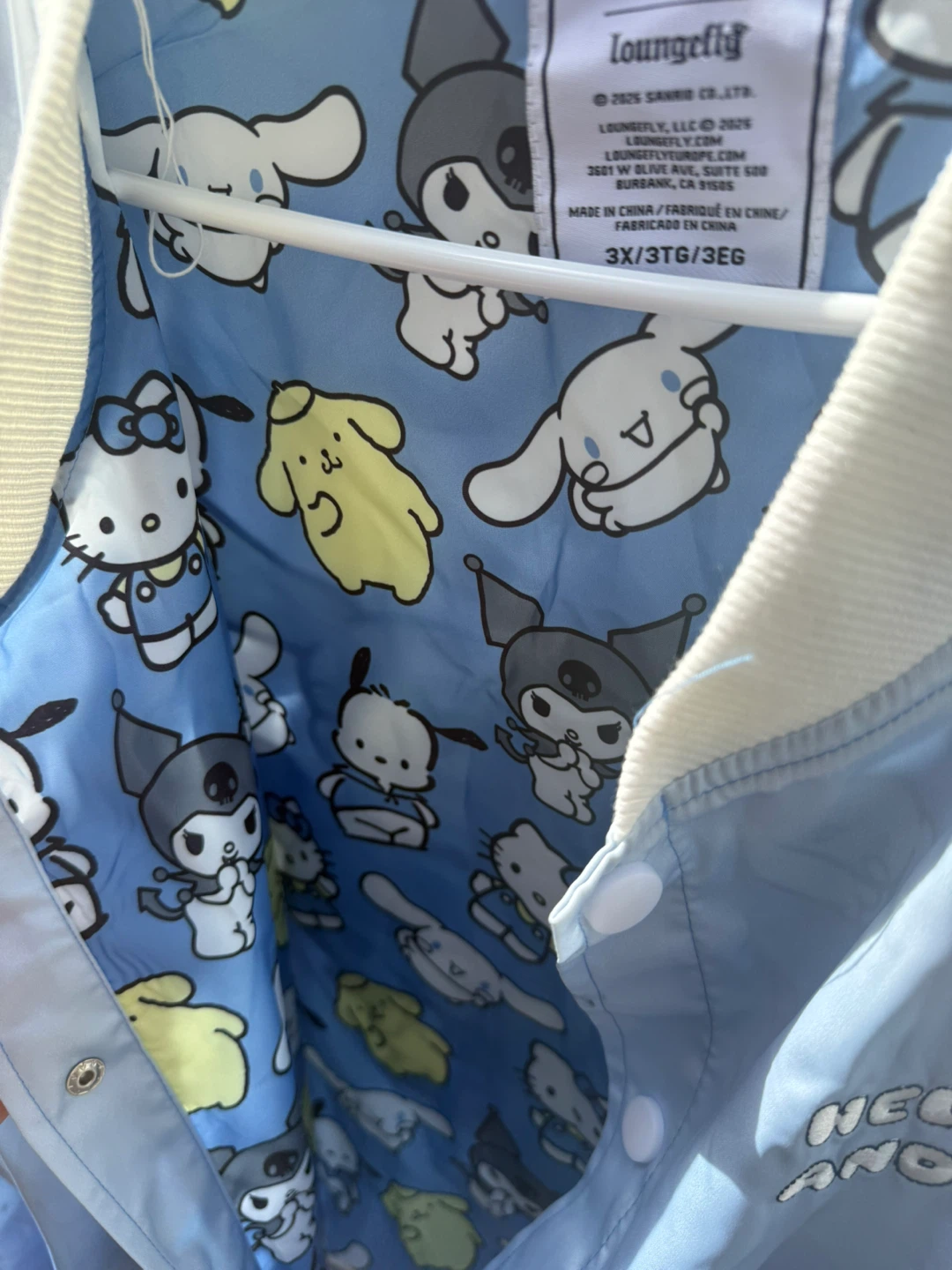Sanrio Hello Kitty & Friends Unisex Bomber Jacket 3XL - photo 4