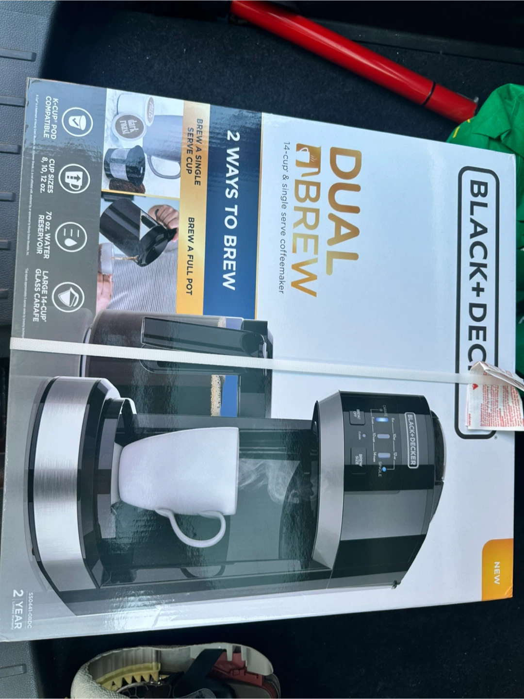 New BLACK+DECKER Dual Brew 14-Cup Coffeemaker