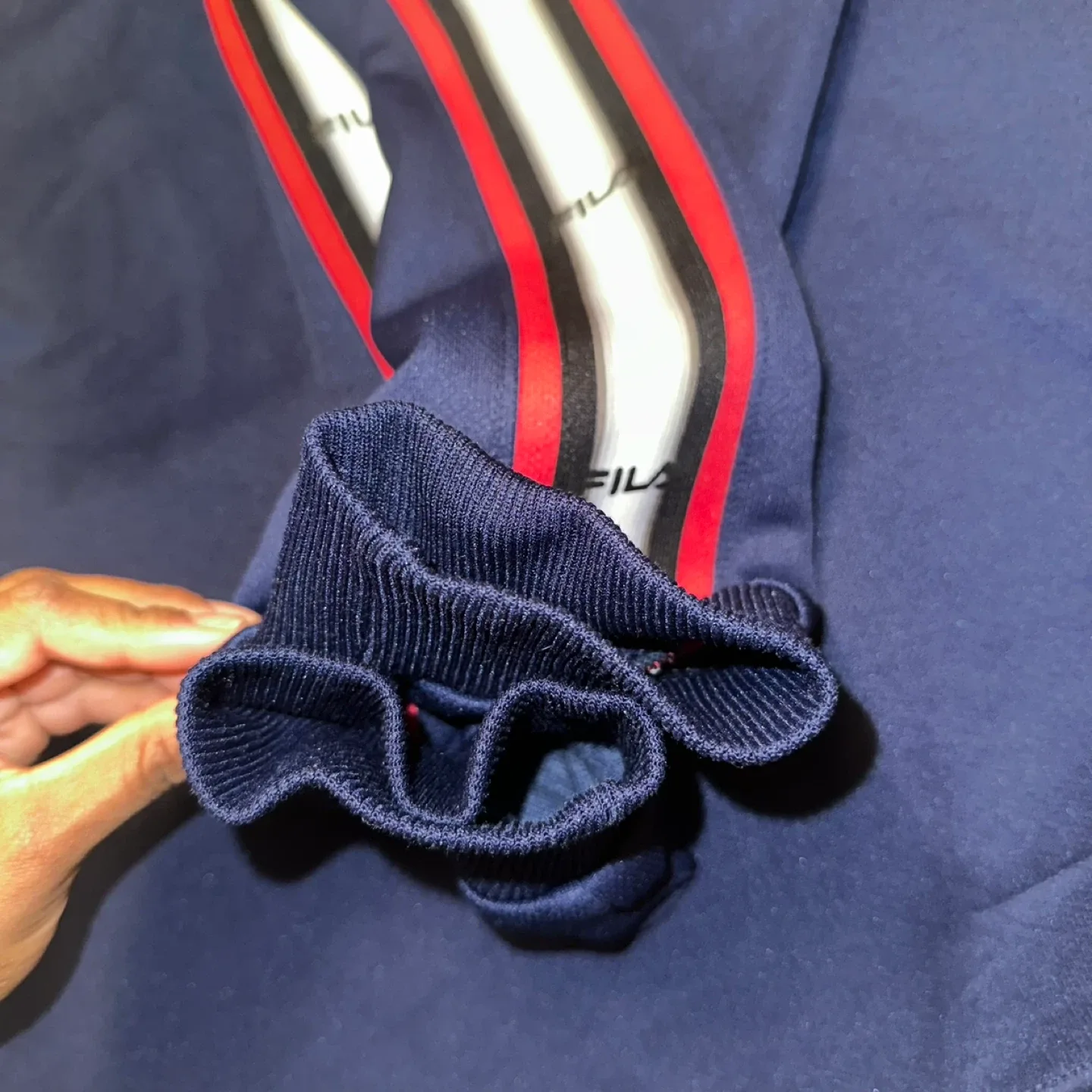 Fila Navy Blue Pullover Jacket image indicator(3)