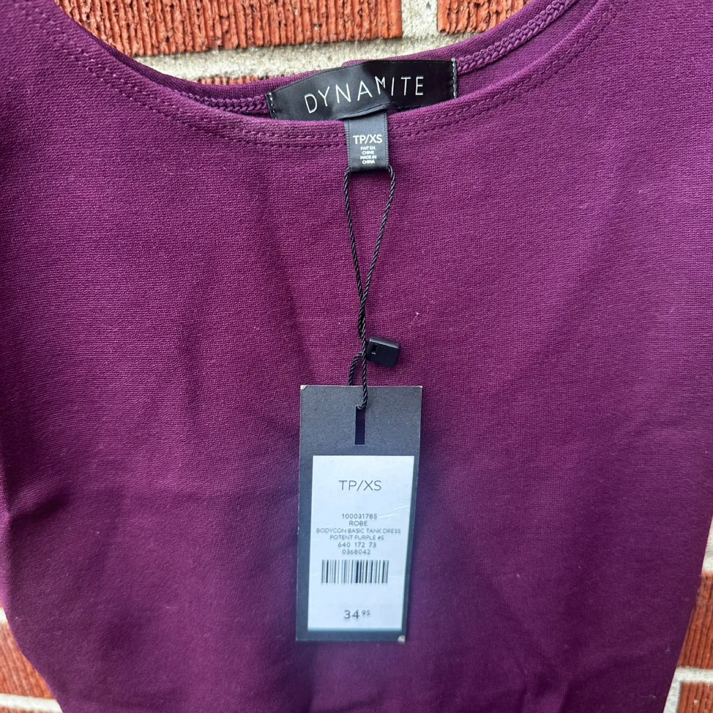 Dynamite XS Purple Bodycon Tank Dress image indicator(3)