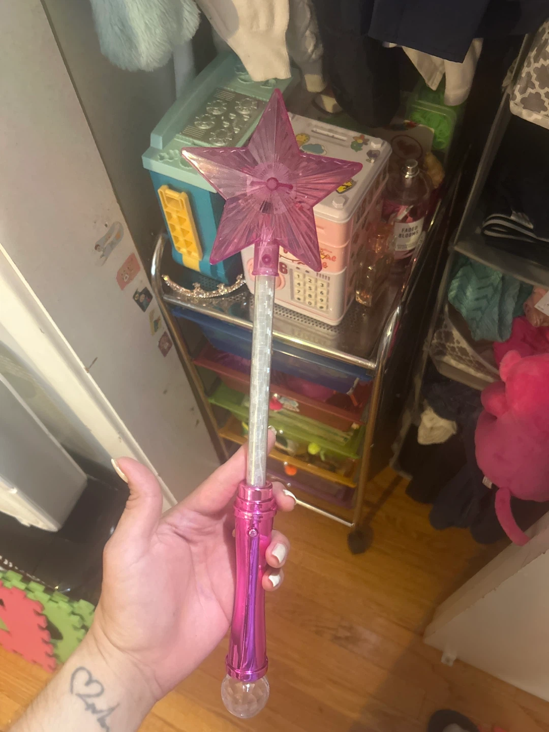 Pink Star Light-Up Wand