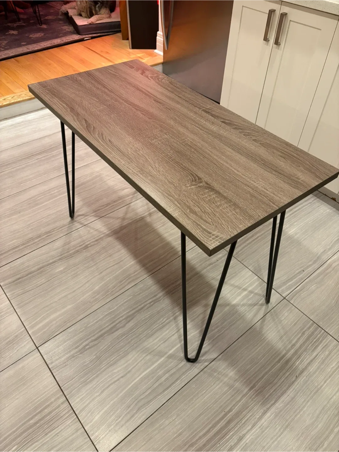 Mid-Century Modern Hairpin-Leg Computer Desk (Wayfair) - $50 OBO thumbnail