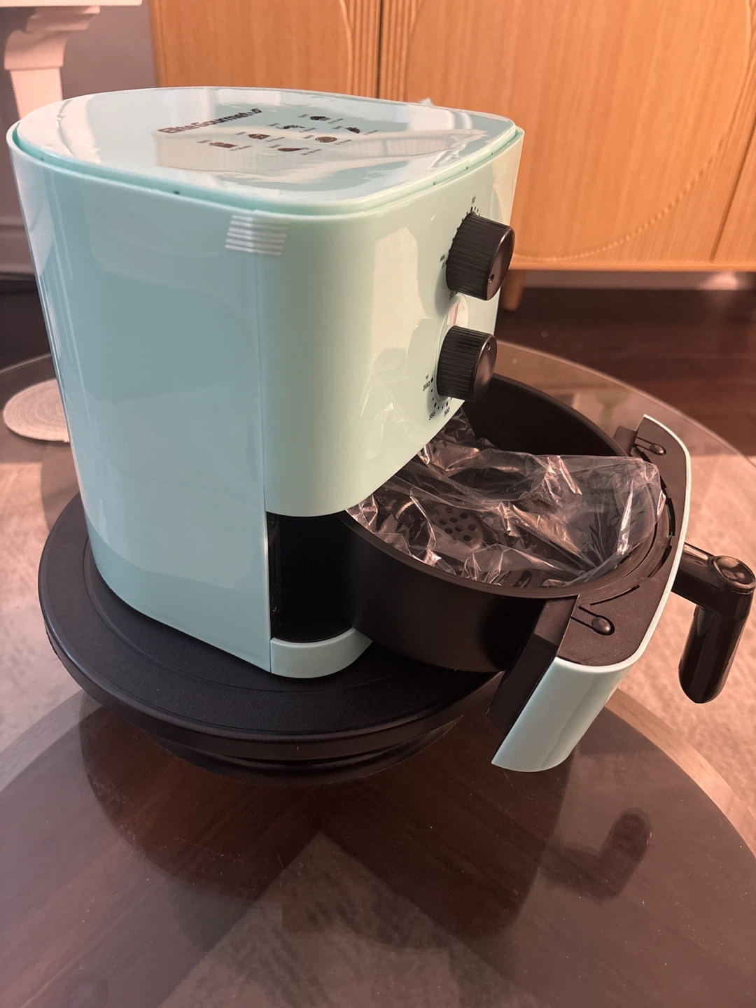 NEW Elite Gourmet 1QT Oil-Free Air Fryer - Mint Green - photo 4