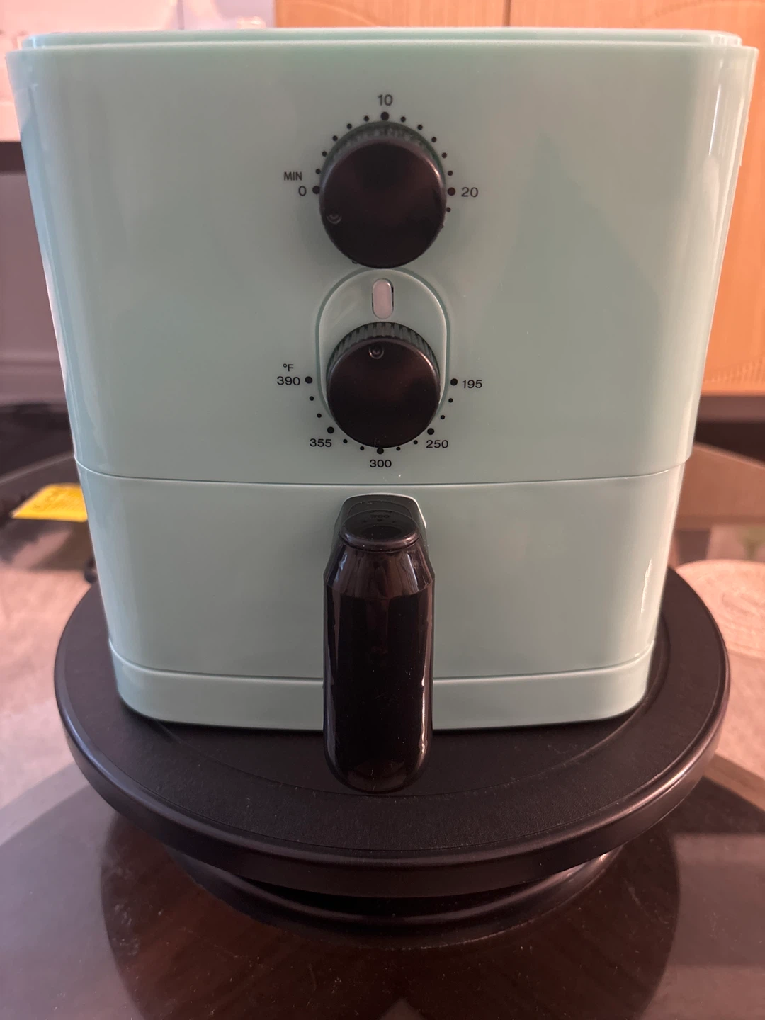 NEW Elite Gourmet 1QT Oil-Free Air Fryer - Mint Green