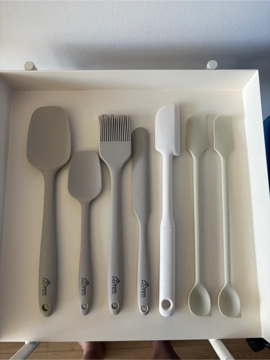 7 piece spatula set - Kitchen Utensils for cooking & baking thumbnail