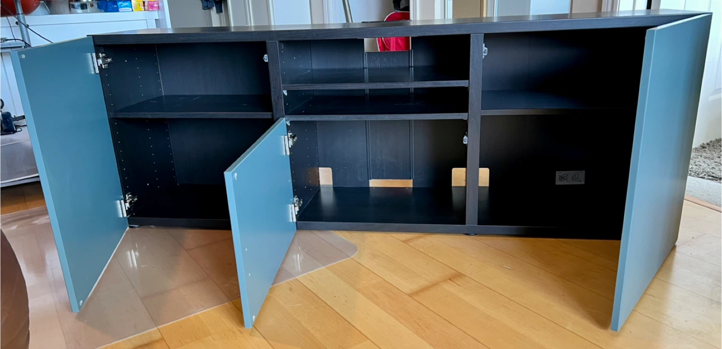 IKEA Besta TV Unit - Black/Blue - photo 3