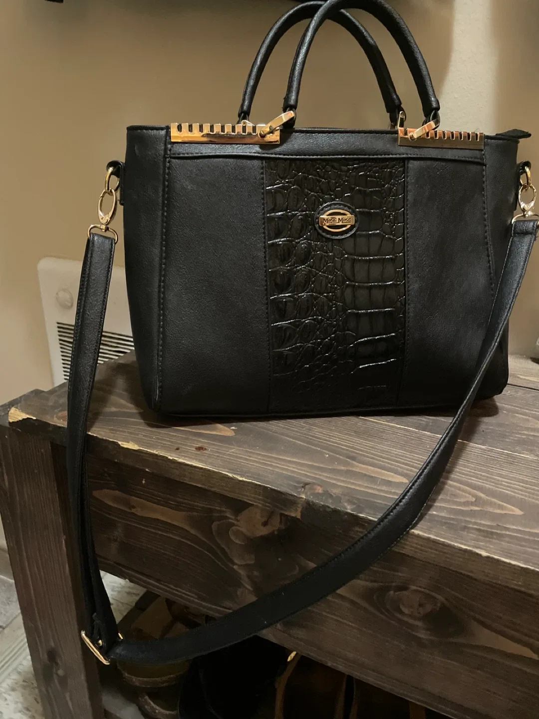 Mkse Mkse Black Satchel Handbag thumbnail