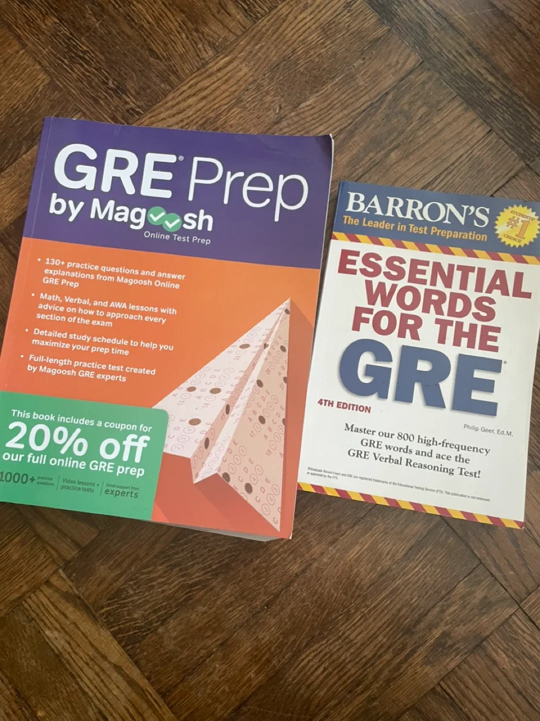 GRE Prep Books: Magoosh & Barron's thumbnail