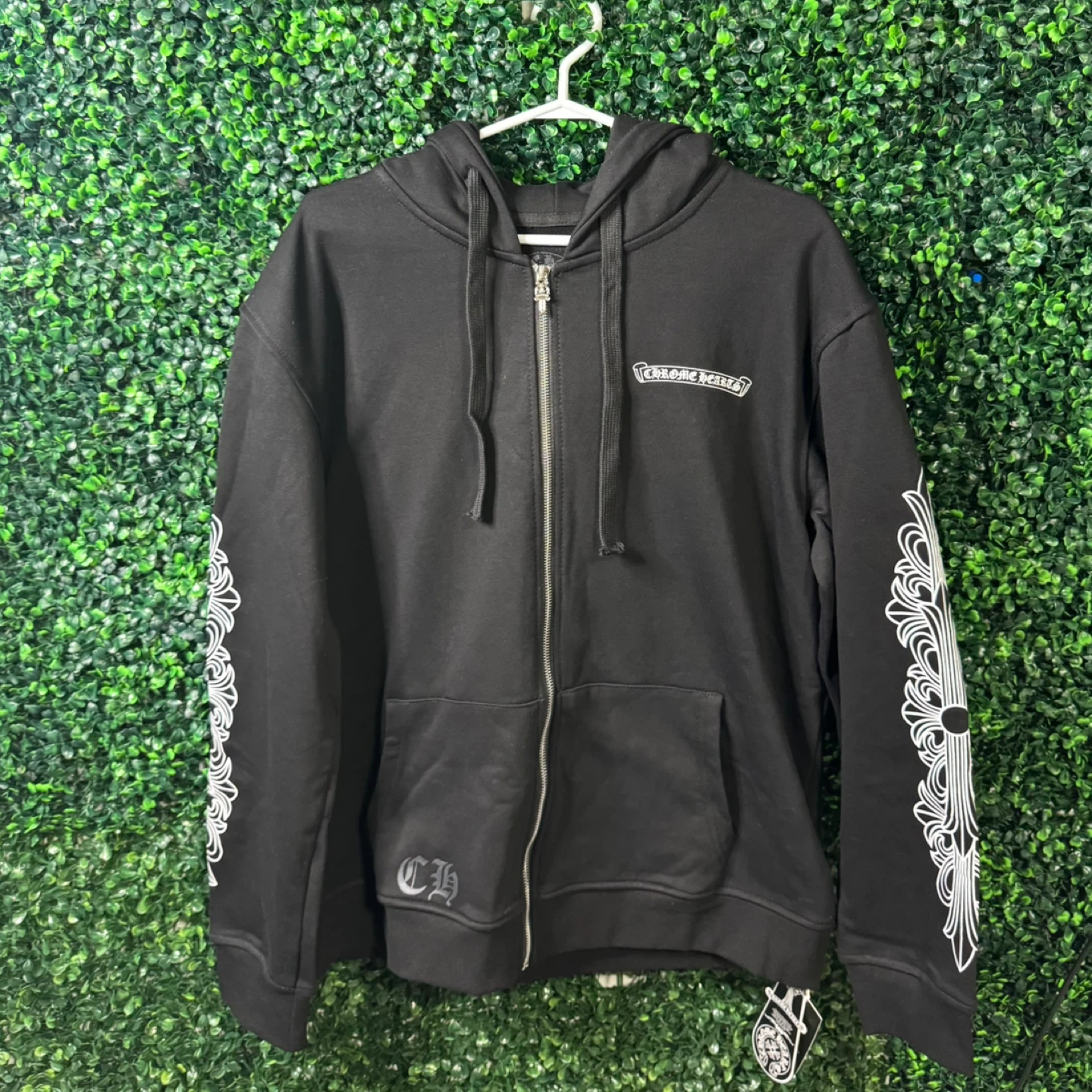 Chrome Hearts Pink Dagger Zip Up