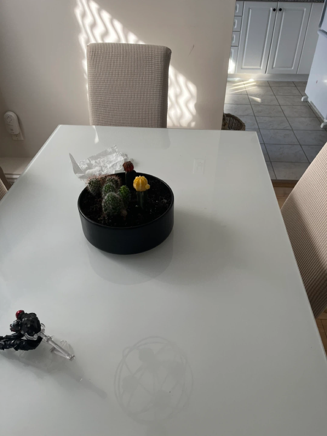 IKEA TORSBY Table Chrome-Plated/High-Gloss White - photo 2